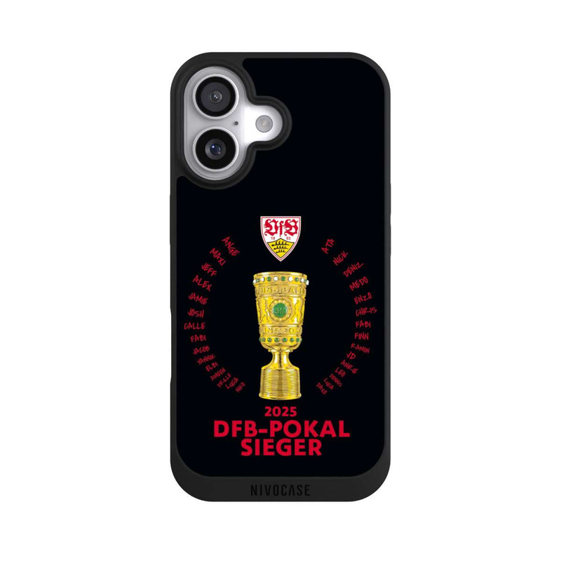 iPhone 17 NIVOpure VfB DFB-Pokal Sieger Schwarz
