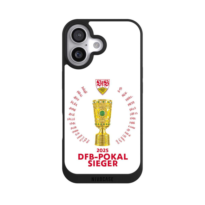iPhone 17 NIVOpure VfB DFB-Pokal Sieger Weiß