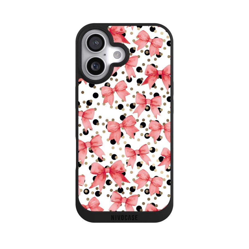iPhone 17 NIVOpure Red Bows and Polka Dots