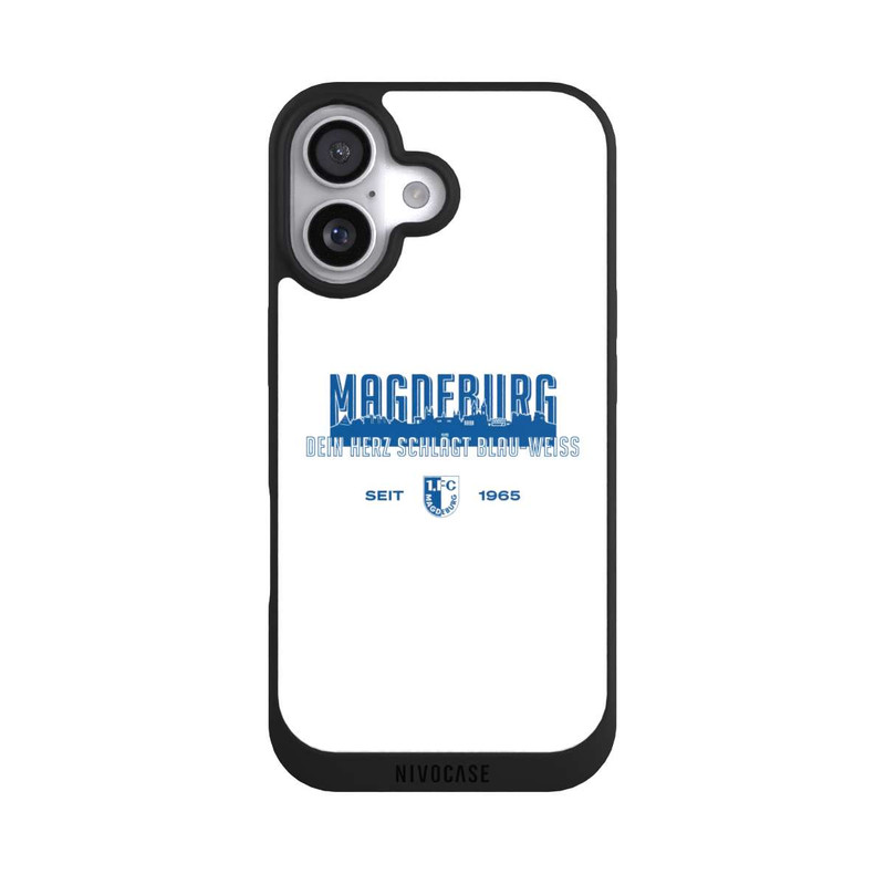 iPhone 17 NIVOpure 1. FC Magdeburg Dein Herz Schlägt Blau Weiß