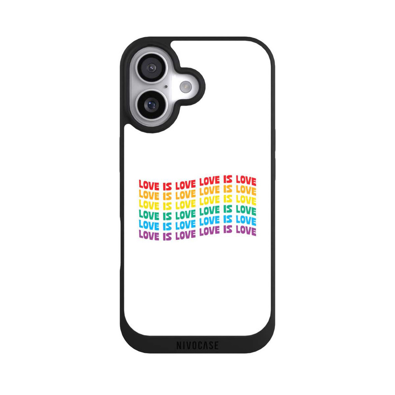 iPhone 17 NIVOpure Love is Love Flag