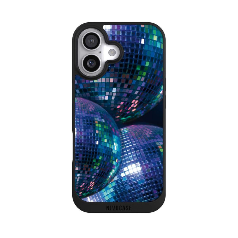 iPhone 17 NIVOpure Disco Ball Blue Black Partytime with KI