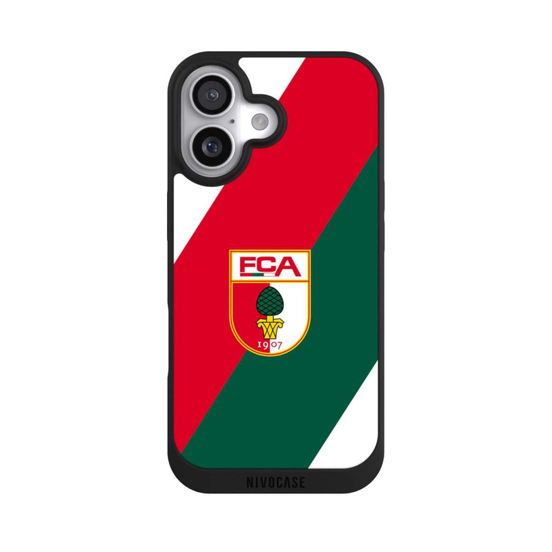 iPhone 17 NIVOpure FC Augsburg Logo Rot Grün