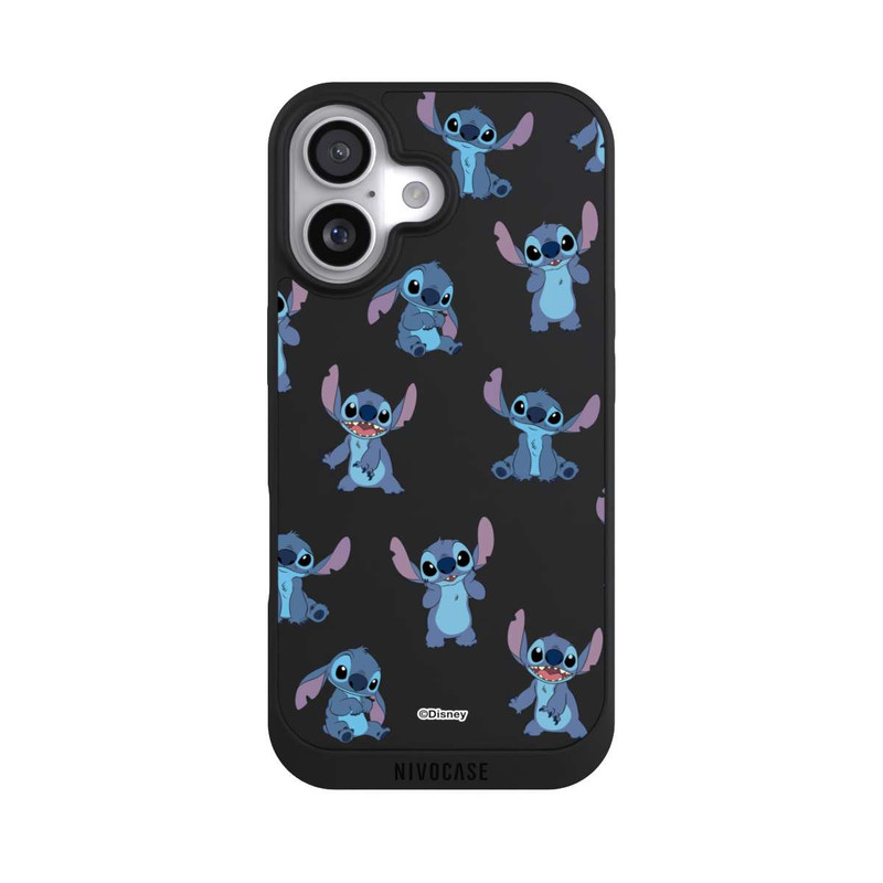 iPhone 17 NIVOpure Stitch Faces Pattern Transparent
