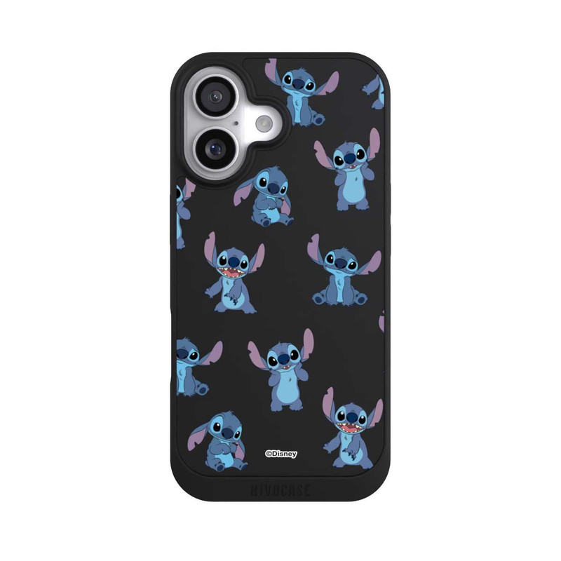iPhone 17 NIVOpure Stitch Faces Pattern Transparent