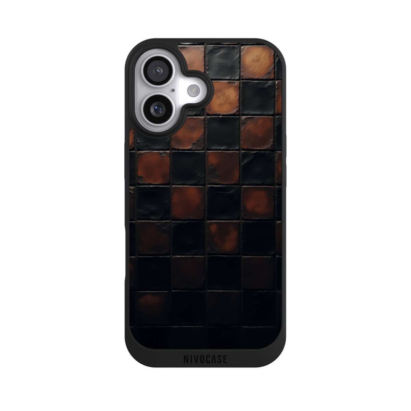 iPhone 17 NIVOpure Checked Pattern Metallic Look with AI