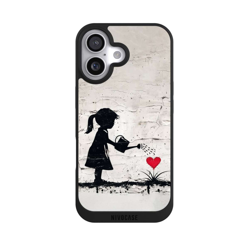 iPhone 17 NIVOpure Girl Watering Bunch of Flowers 