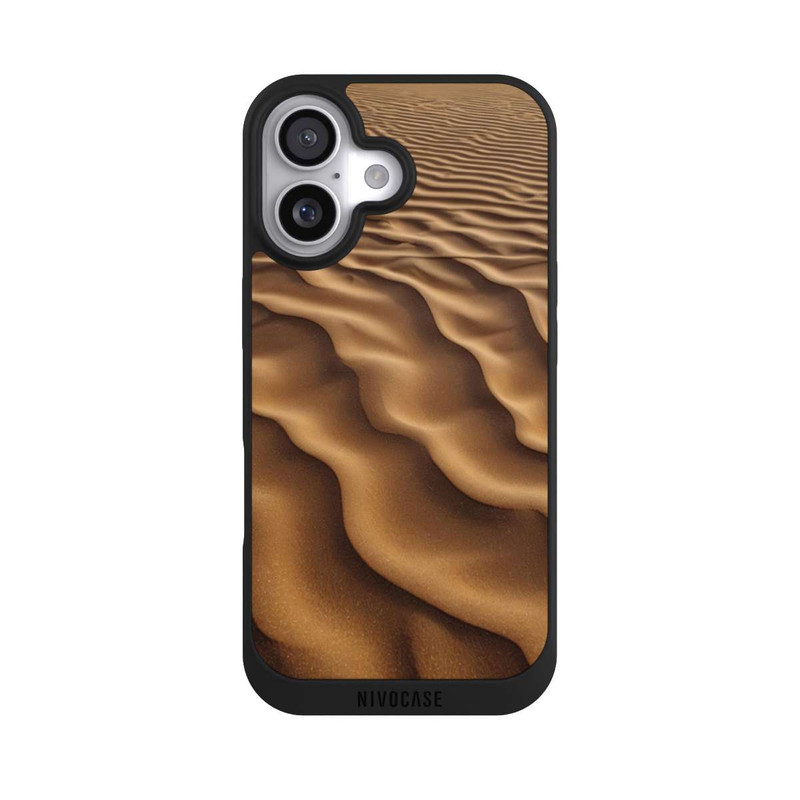 iPhone 17 NIVOpure Sandstruktur Senfgelb mit KI