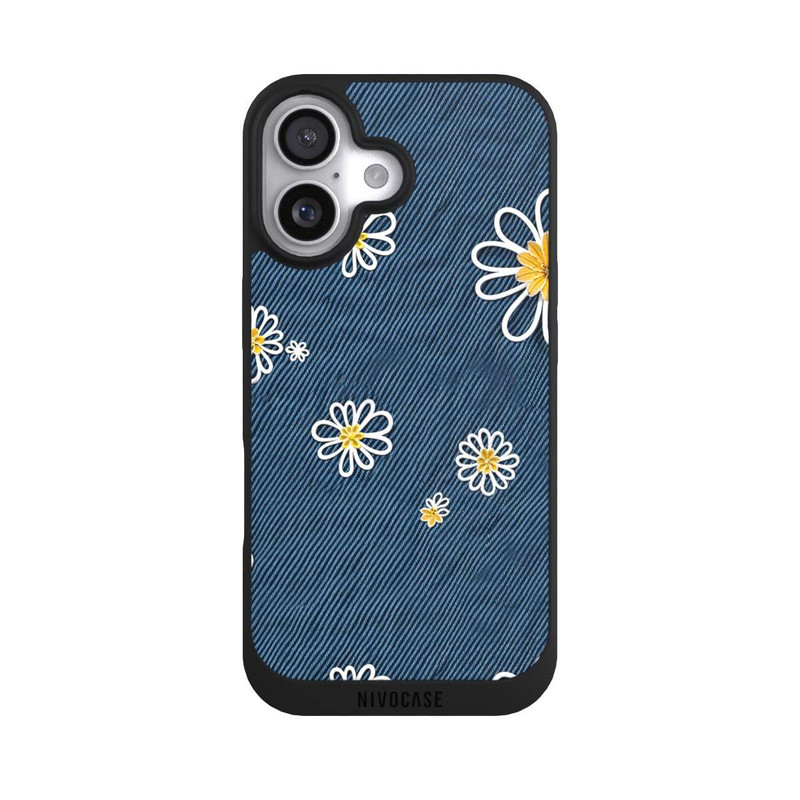 iPhone 17 NIVOpure Jeans Flowers Pattern with AI