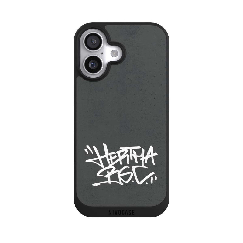 iPhone 17 NIVOpure Hertha BSC Graffiti Grau