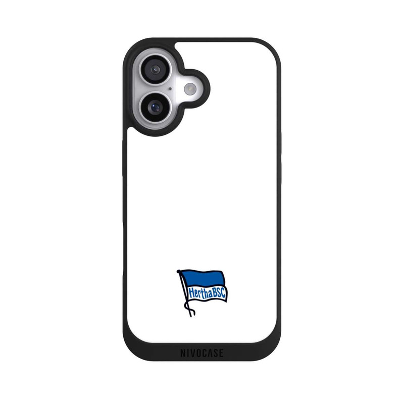 iPhone 17 NIVOpure Hertha BSC Logo Weiß