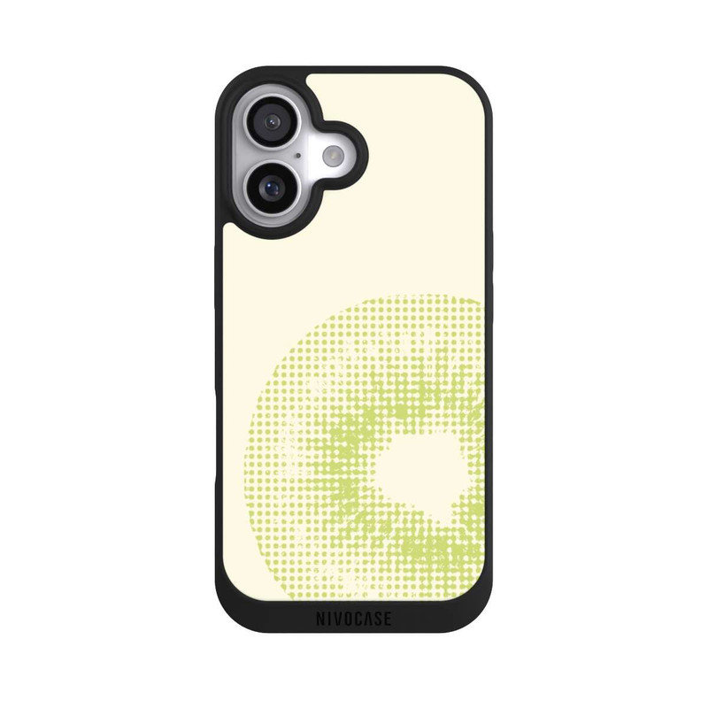 iPhone 17 NIVOpure Kiwi Grid Pixelkunst