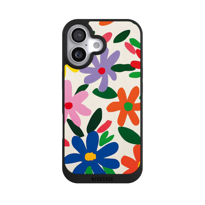 iPhone 17 NIVOpure Sommerblüten Illustration