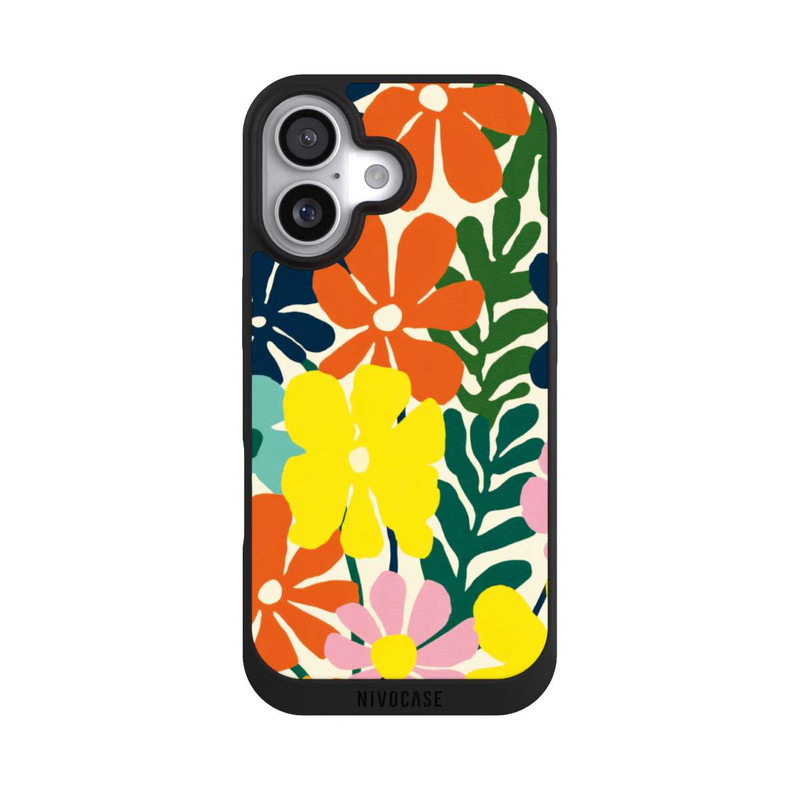iPhone 17 NIVOpure Flowers Colorful Illustration