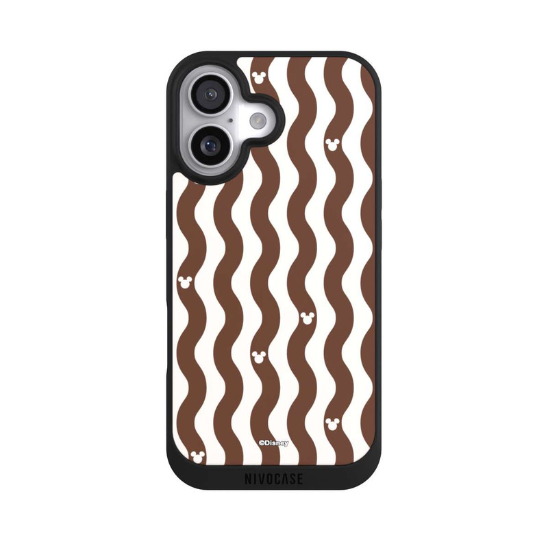 iPhone 17 NIVOpure Mickey Mouse Brown Pattern Waves
