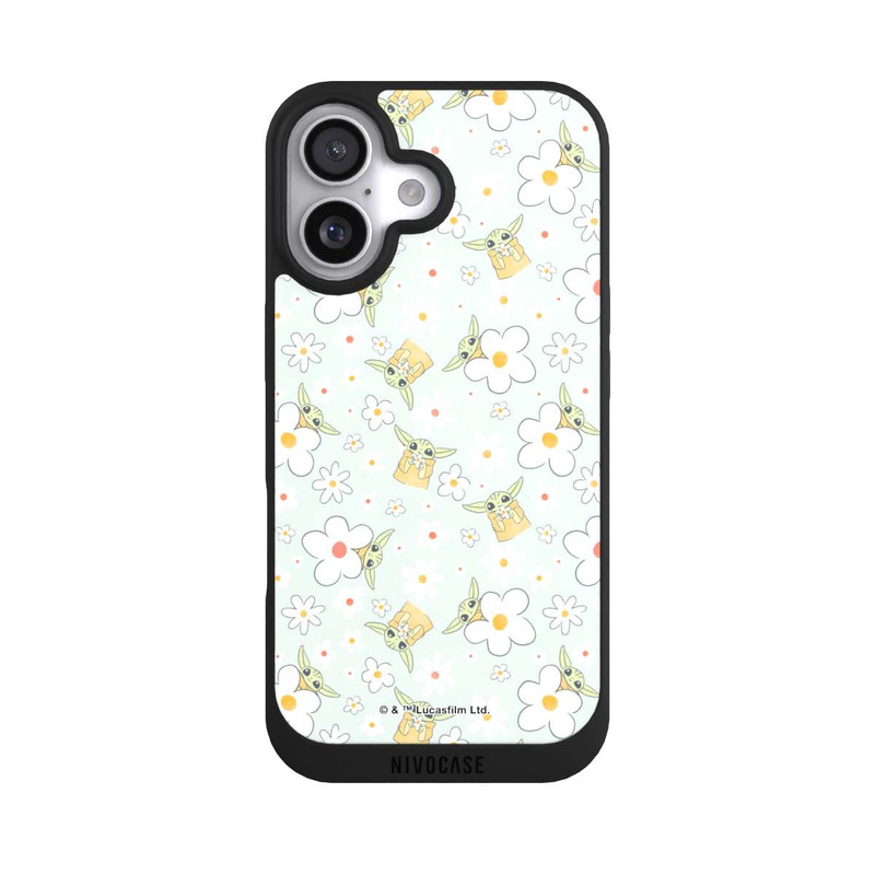 iPhone 17 NIVOpure Baby Yoda Blumen Muster