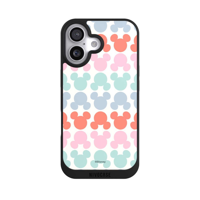 iPhone 17 NIVOpure Disney Mickey Icon Pattern Red and Pink