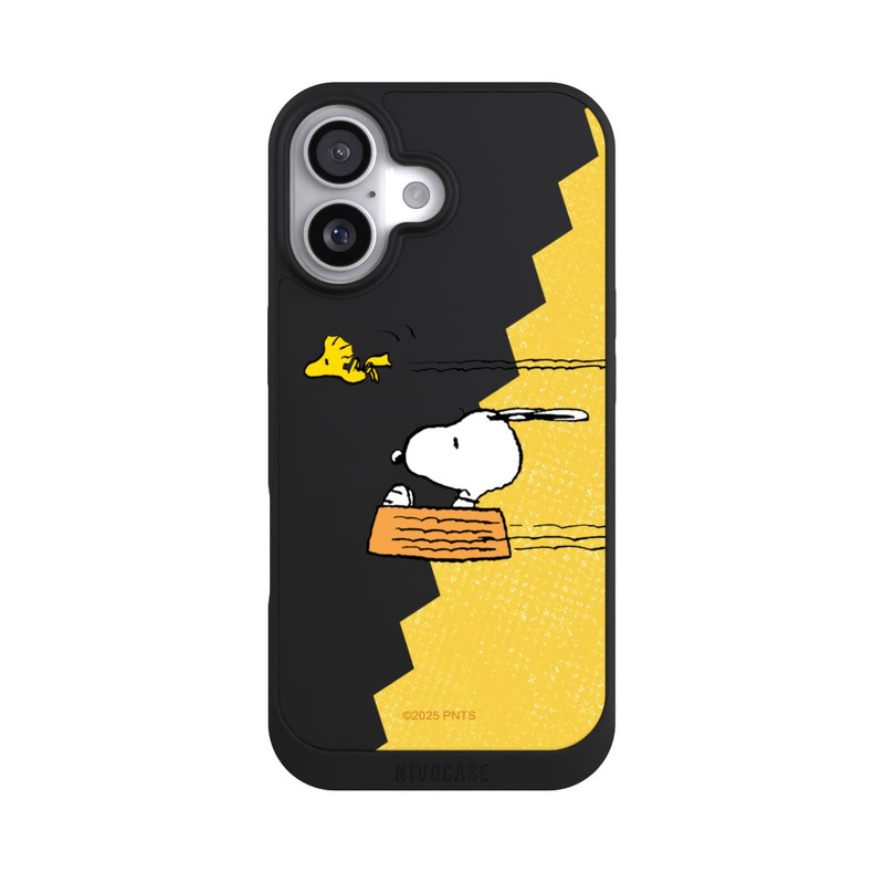 iPhone 17 NIVOpure Peanuts-Snoopy und Woodstock Transparent