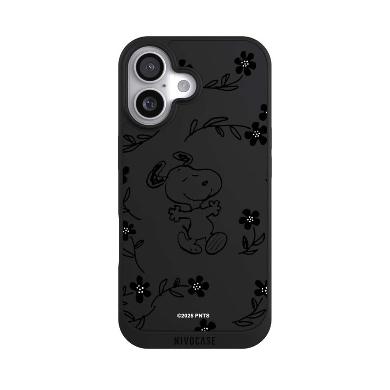 iPhone 17 NIVOpure Snoopy und Flowers Transparent
