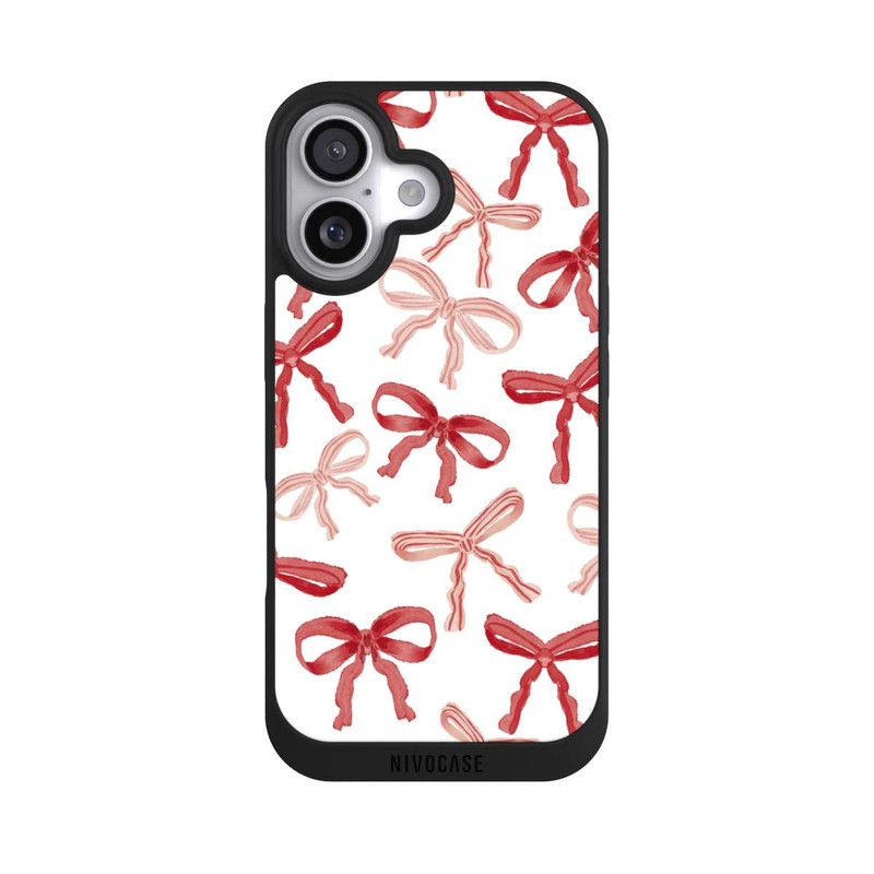 iPhone 17 NIVOpure Rote Schleifen Muster