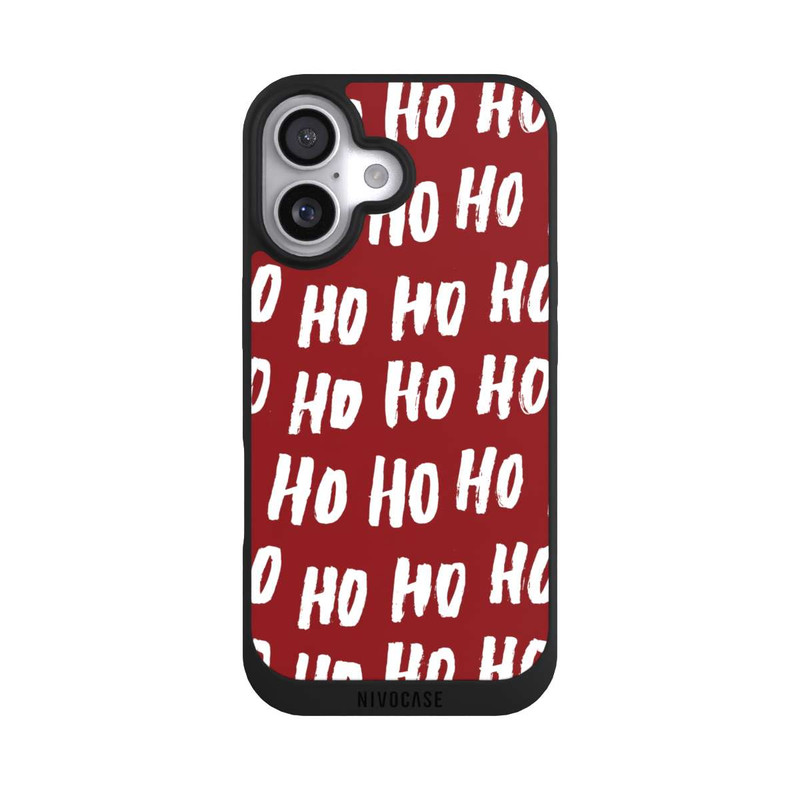 iPhone 17 NIVOpure Ho Ho Ho Christmas Red Pattern