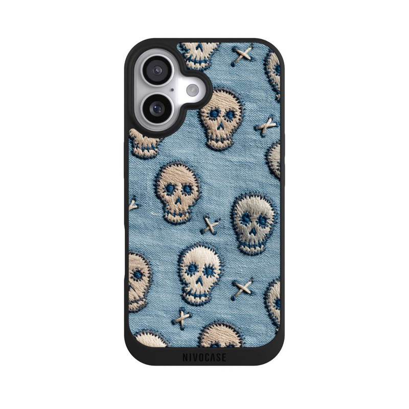 iPhone 17 NIVOpure Jeans Schädel