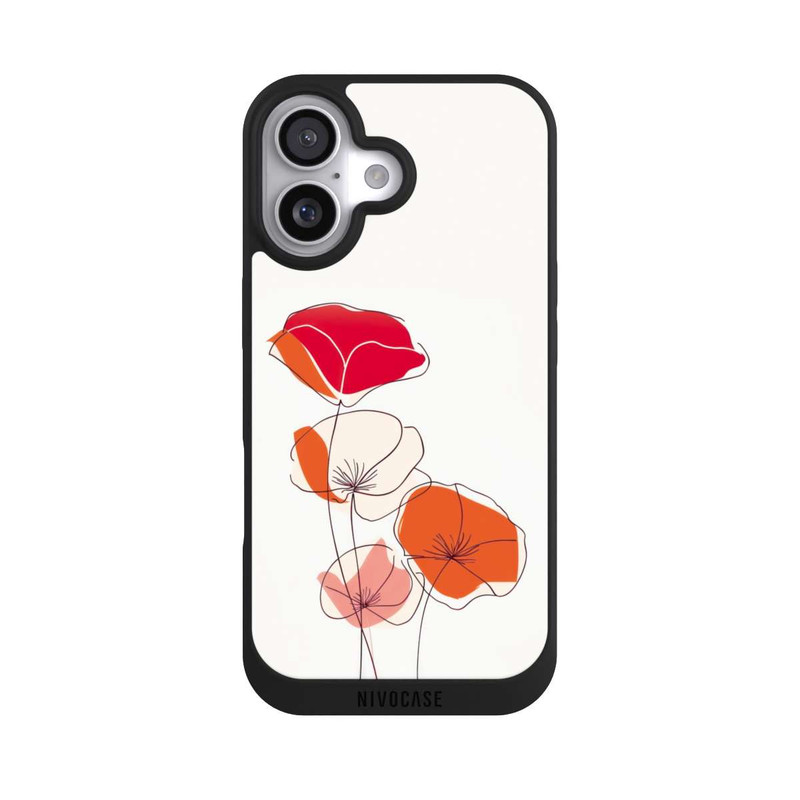 iPhone 17 NIVOpure Poppies Line Art