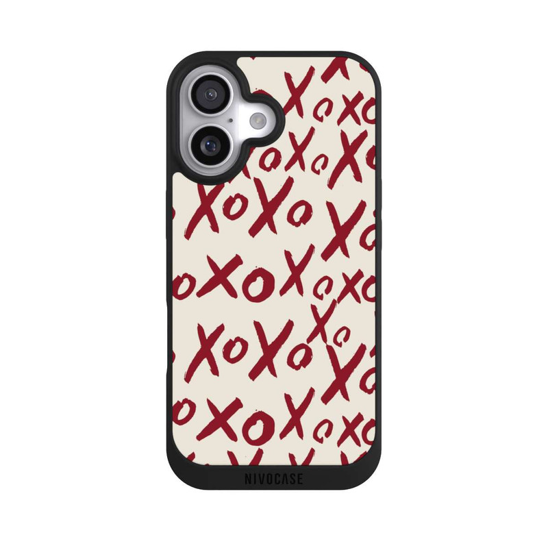 iPhone 17 NIVOpure XOXO Love Pattern Beige