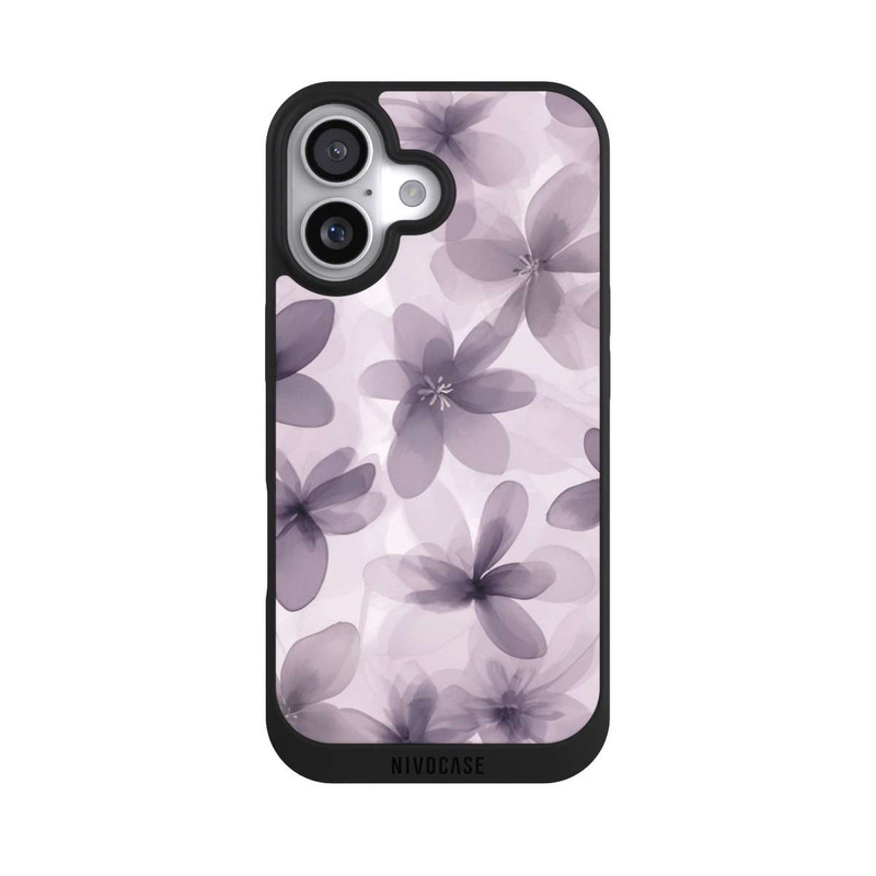 iPhone 17 NIVOpure Fliederfarbenes Blumenmuster mit KI
