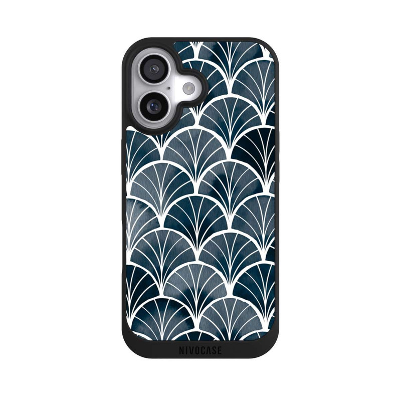 iPhone 17 NIVOpure Botanische Brise Art Deco Grau