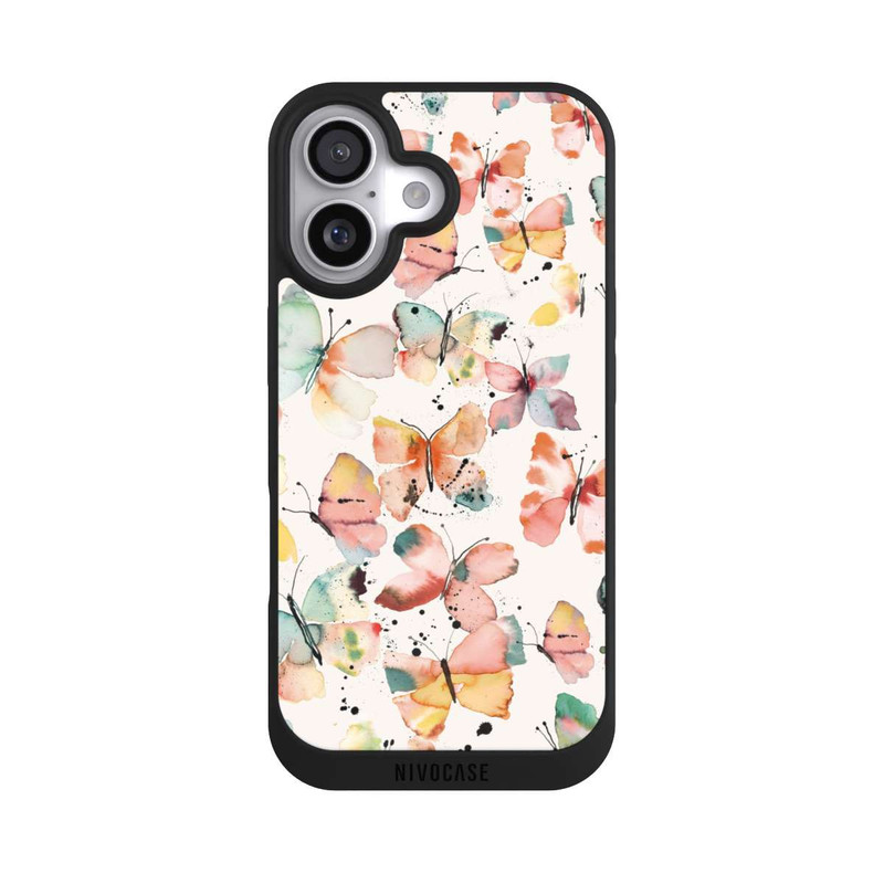 iPhone 17 NIVOpure Butterflies Watercolor Pattern