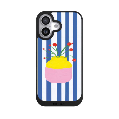  NIVOpure Colorful Vase Blue Stripes