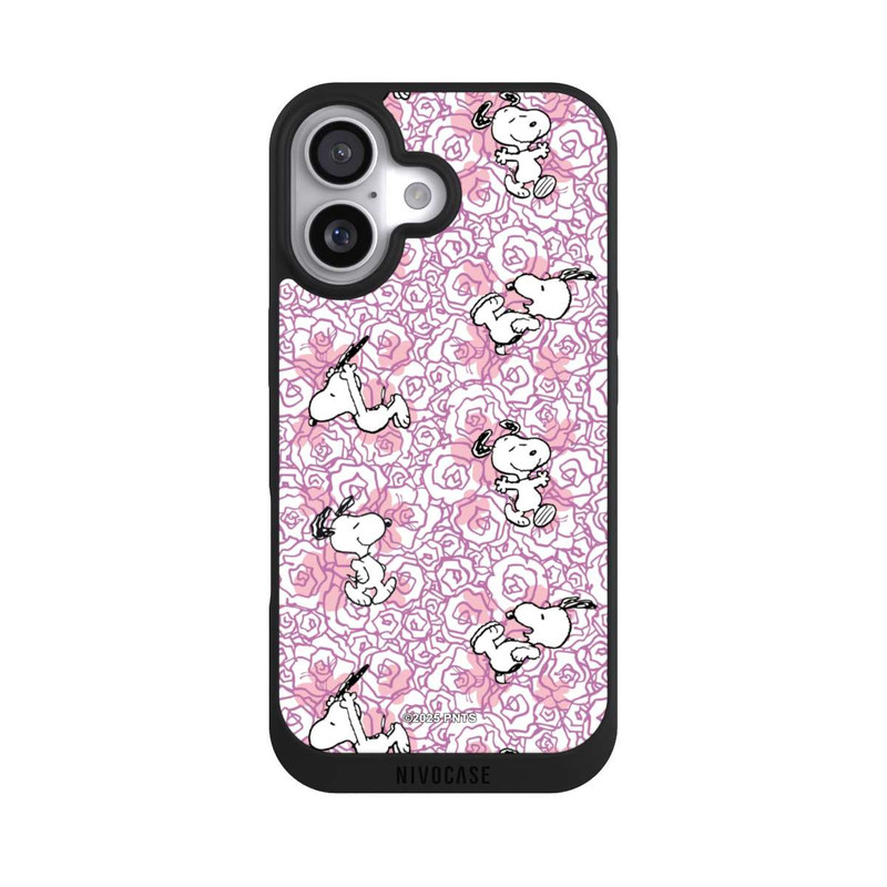 iPhone 17 NIVOpure Peanuts Pink Roses Pattern