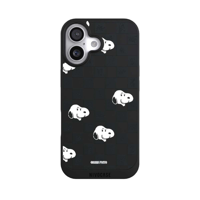 iPhone 17 NIVOpure Snoopy Checked Pattern
