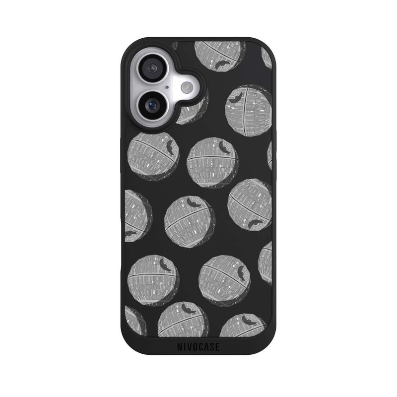 iPhone 17 NIVOpure death-star-pattern-transparent
