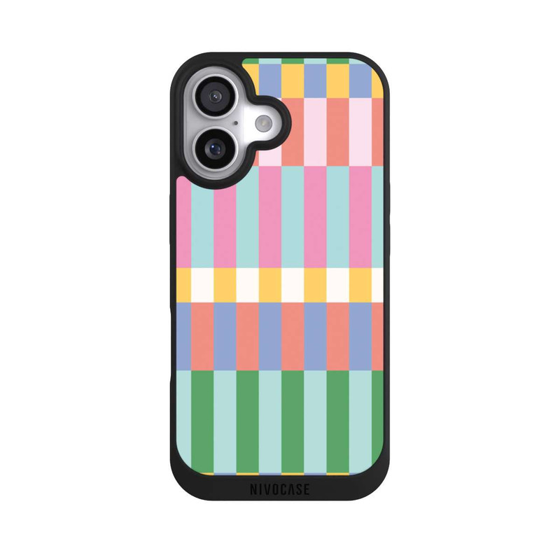 iPhone 17 NIVOpure Checked Theme Pastel