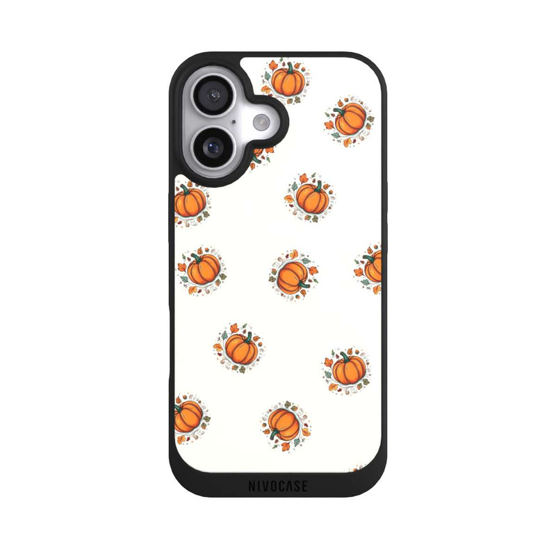 iPhone 17 NIVOpure Motif citrouille beige
