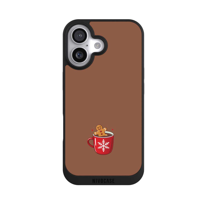 iPhone 17 NIVOpure Schokoladen Lebkuchenmann Weihnachten