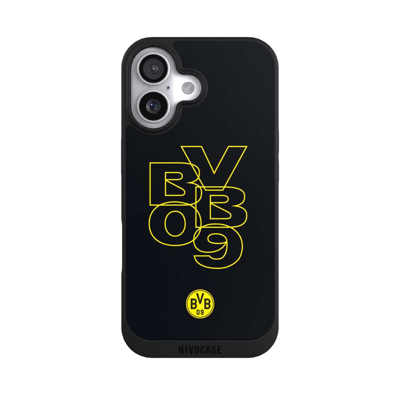 iPhone 17 NIVOpure BVB09 Gelb Schwarz