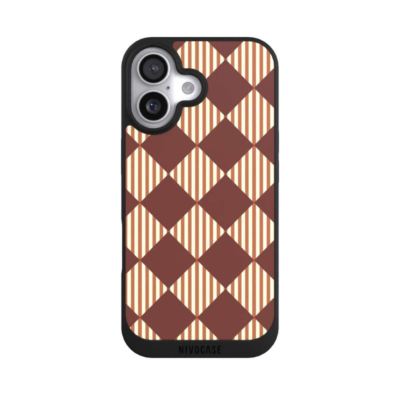 iPhone 17 NIVOpure Diamond Pattern Tan