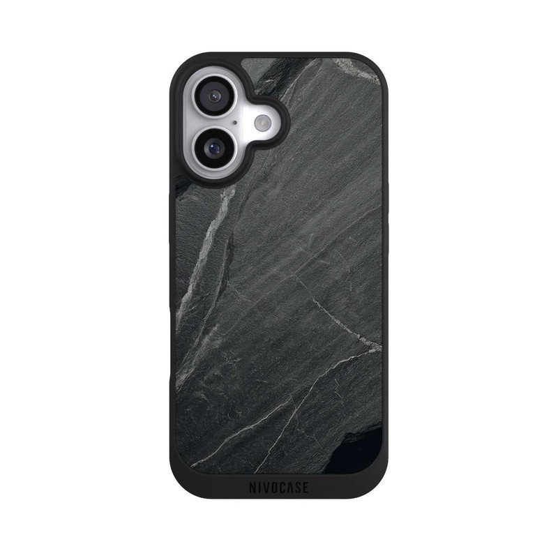 iPhone 17 NIVOpure Stein Textur Grau mit KI