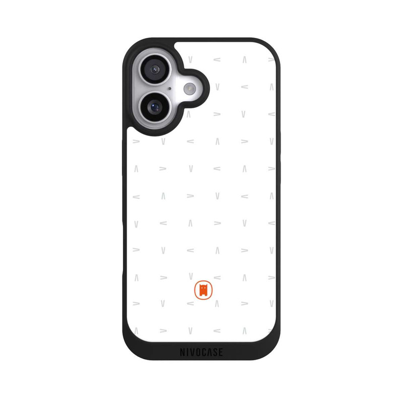 iPhone 17 NIVOpure Nivocase Pattern White Grey