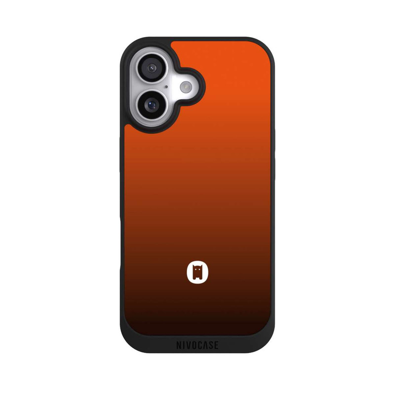 iPhone 17 NIVOpure Nivocase Gradient Orange Black