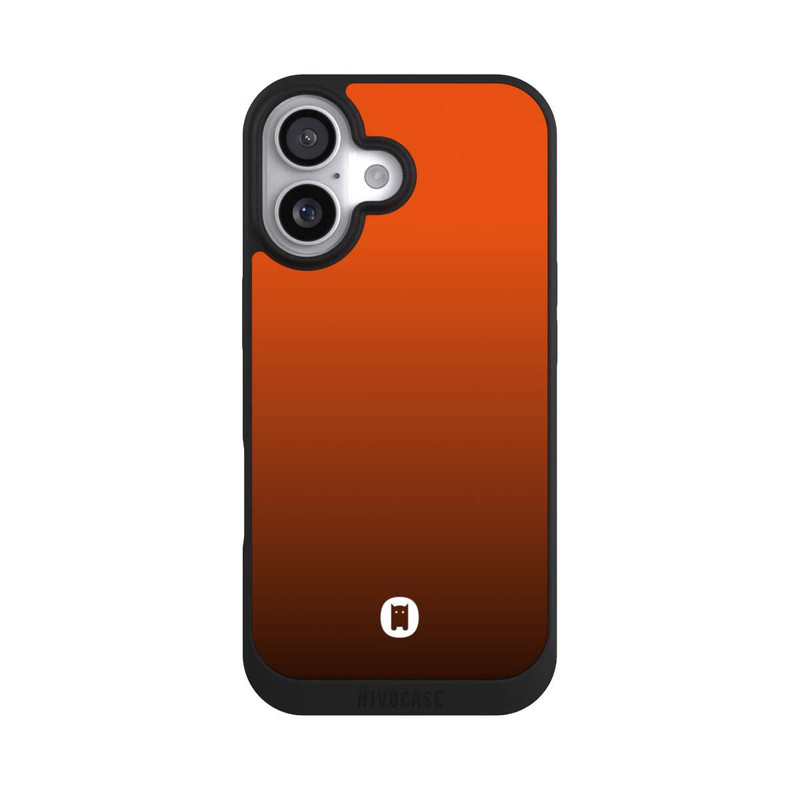 iPhone 17 NIVOpure Nivocase Farbverlauf Orange Schwarz
