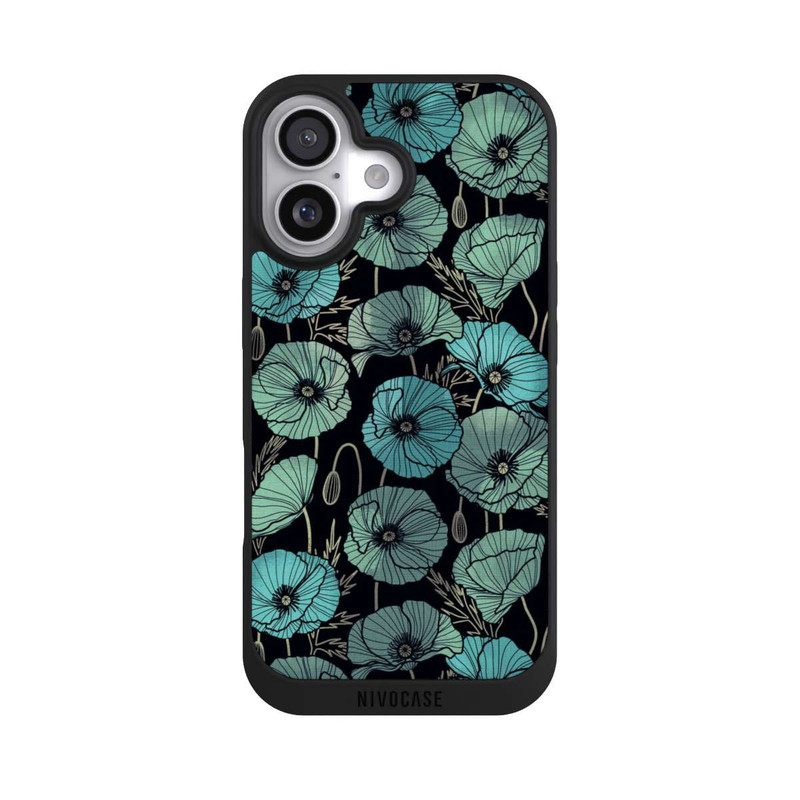 iPhone 17 NIVOpure Coquelicots d'Été Verts