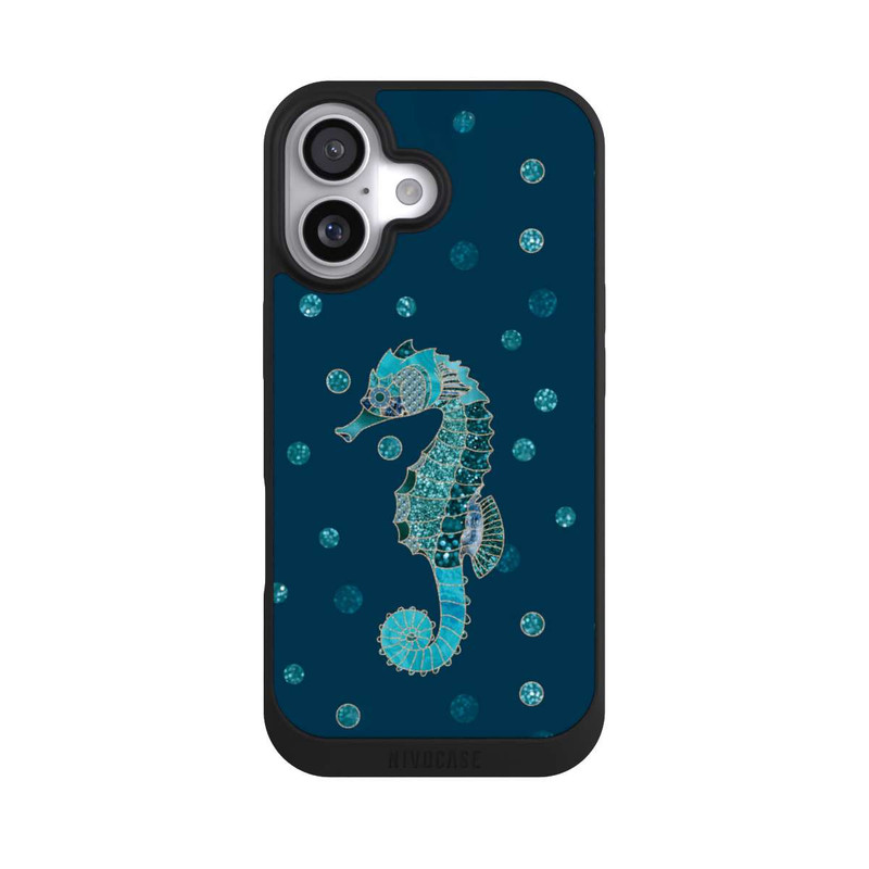 iPhone 17 NIVOpure Glamour Sea Horse Art