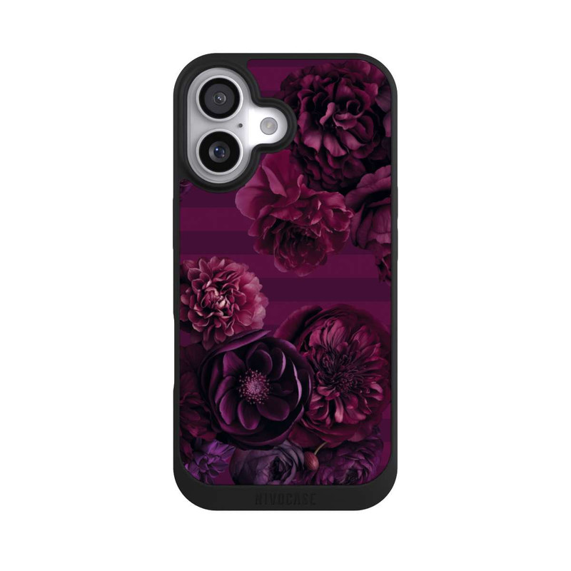 iPhone 17 NIVOpure Majestic Baroque Blossom Dream Burgundy Pink mit KI