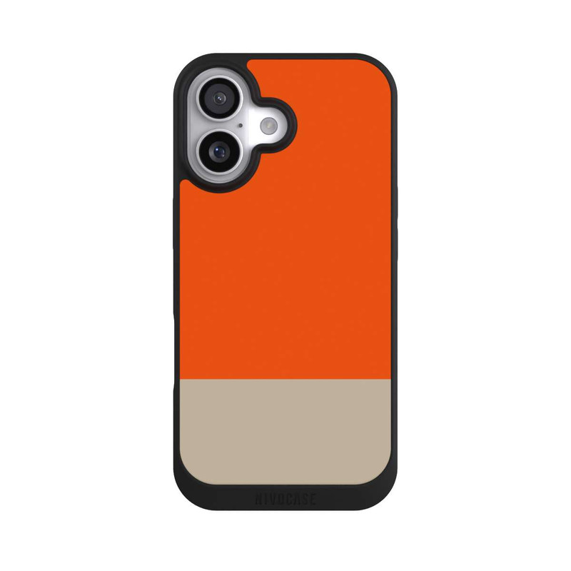 iPhone 17 NIVOpure Combinaison de Couleurs Orange et Beige