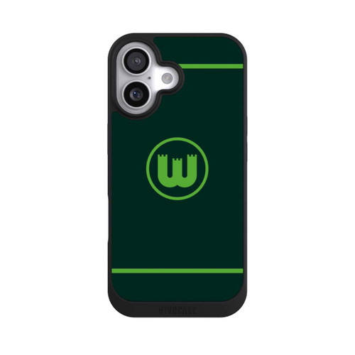  NIVOpure VfL Wolfsburg Zinnenwappen Linien Grün