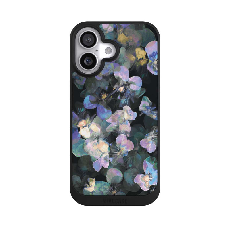 iPhone 17 NIVOpure Nocturnal Garden Flowers Iridescent Forget-me-nots